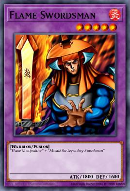 Flame Swordsman Yu-Gi-Oh card