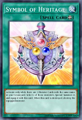 Symbol of Heritage Yu-Gi-Oh card