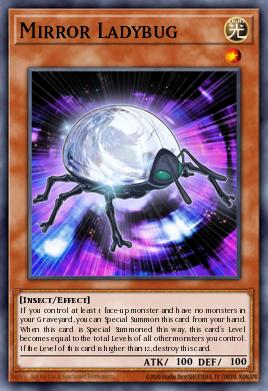 Mirror Ladybug Yu-Gi-Oh card