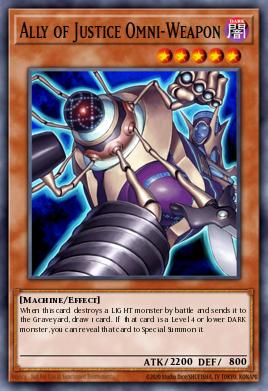 Ally of Justice Omni-Weapon Yu-Gi-Oh card