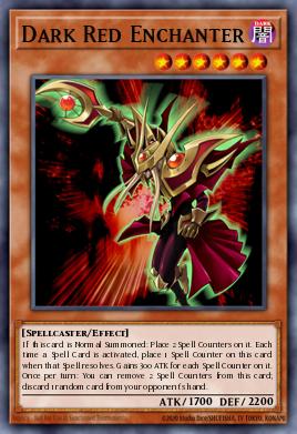 Dark Red Enchanter Yu-Gi-Oh card