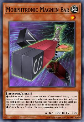 Morphtronic Magnen Bar Yu-Gi-Oh card