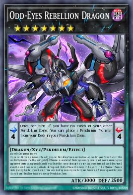 Odd-Eyes Rebellion Dragon Yu-Gi-Oh card