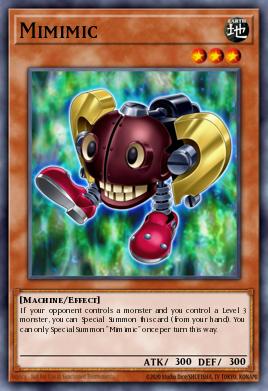 Mimimic Yu-Gi-Oh card