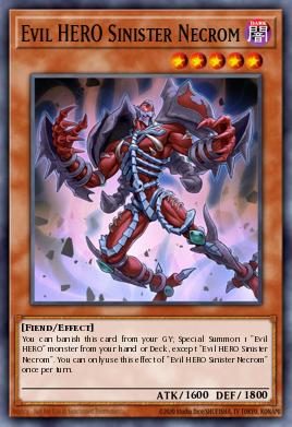 Evil HERO Sinister Necrom Yu-Gi-Oh card
