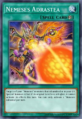 Nemeses Adrastea Yu-Gi-Oh card