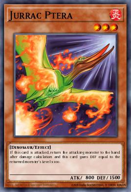 Jurrac Ptera Yu-Gi-Oh card
