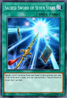 Sacred Sword of Seven Stars Yu-Gi-Oh card