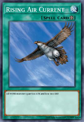 Rising Air Current Yu-Gi-Oh card