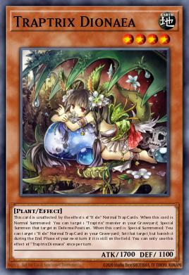 Traptrix Dionaea Yu-Gi-Oh card
