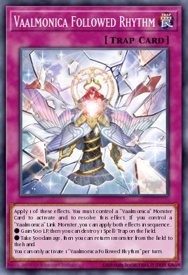 Vaalmonica Followed Rhythm Yu-Gi-Oh card