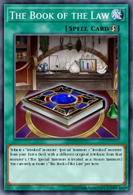 The Book of the Law Yu-Gi-Oh card