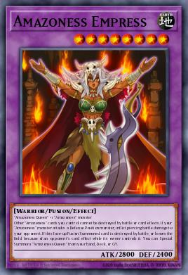 Amazoness Empress Yu-Gi-Oh card