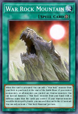 War Rock Mountain Yu-Gi-Oh card