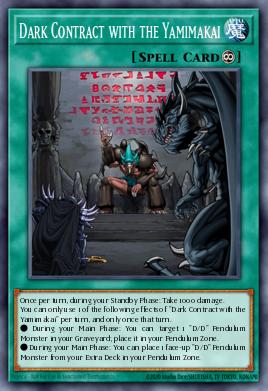 Dark Contract with the Yamimakai Yu-Gi-Oh card