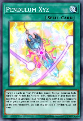 Pendulum Xyz Yu-Gi-Oh card