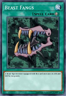 Beast Fangs Yu-Gi-Oh card