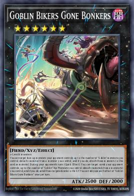Goblin Bikers Gone Bonkers Yu-Gi-Oh card