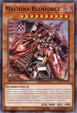 Machina Ruinforce Yu-Gi-Oh card