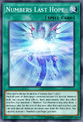 Numbers Last Hope Yu-Gi-Oh card