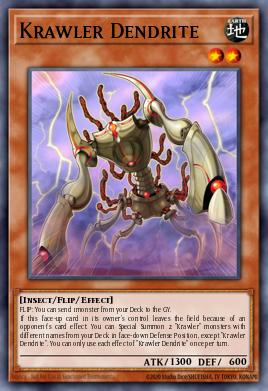 Krawler Dendrite Yu-Gi-Oh card