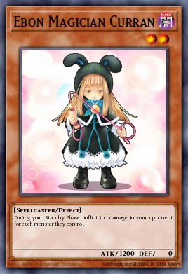 Ebon Magician Curran Yu-Gi-Oh card