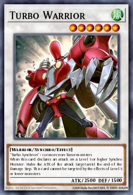 Turbo Warrior Yu-Gi-Oh card