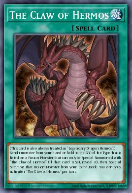 The Claw of Hermos Yu-Gi-Oh card