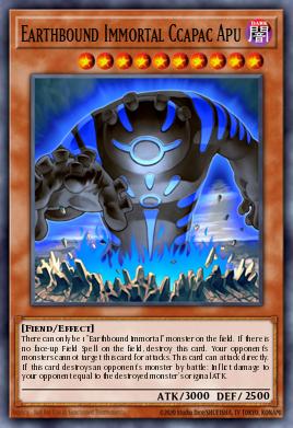 Earthbound Immortal Ccapac Apu Yu-Gi-Oh card