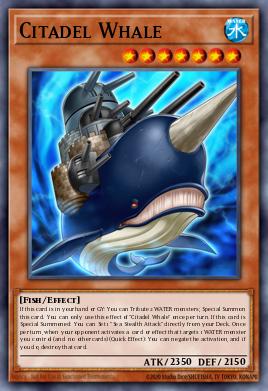 Citadel Whale Yu-Gi-Oh card