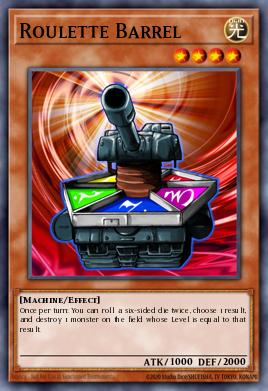 Roulette Barrel Yu-Gi-Oh card