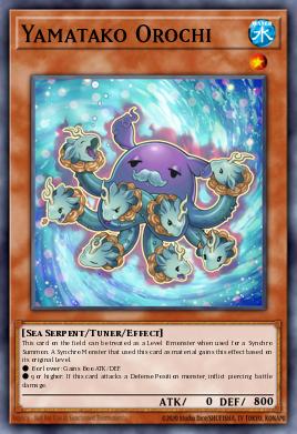 Yamatako Orochi Yu-Gi-Oh card