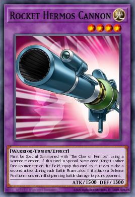 Rocket Hermos Cannon Yu-Gi-Oh card