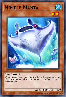 Nimble Manta Yu-Gi-Oh card