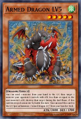 Armed Dragon LV5 Yu-Gi-Oh card