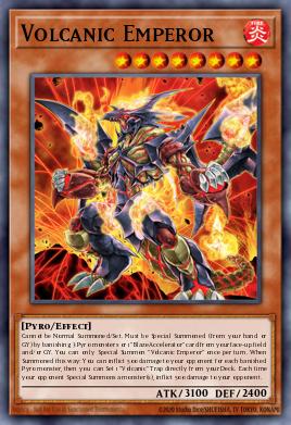 Volcanic Emperor Yu-Gi-Oh card