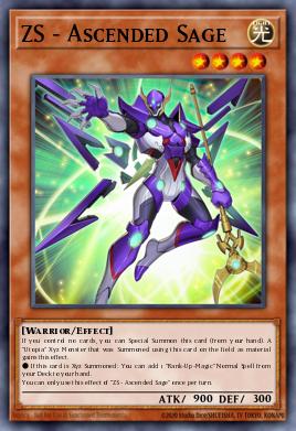 ZS - Ascended Sage Yu-Gi-Oh card