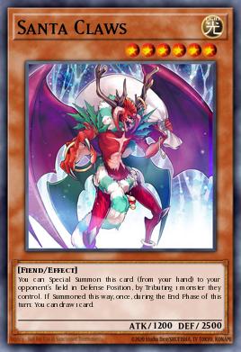 Santa Claws Yu-Gi-Oh card