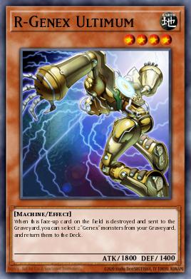 R-Genex Ultimum Yu-Gi-Oh card