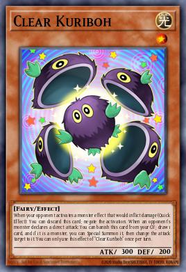 Clear Kuriboh Yu-Gi-Oh card