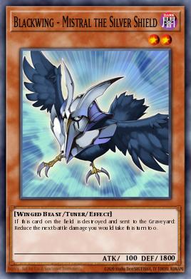 Blackwing - Mistral the Silver Shield Yu-Gi-Oh card