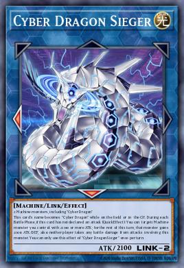 Cyber Dragon Sieger Yu-Gi-Oh card