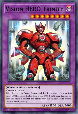 Vision HERO Trinity Yu-Gi-Oh card