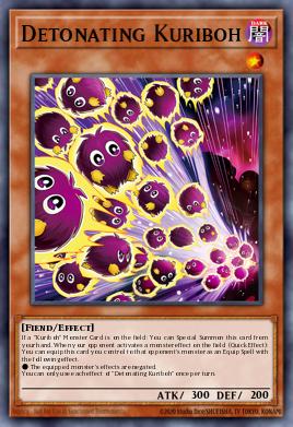 Detonating Kuriboh Yu-Gi-Oh card