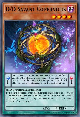 D/D Savant Copernicus Yu-Gi-Oh card