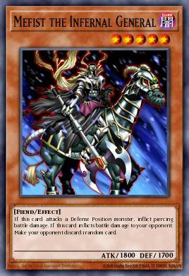 Mefist the Infernal General Yu-Gi-Oh card