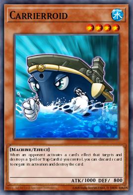 Carrierroid Yu-Gi-Oh card