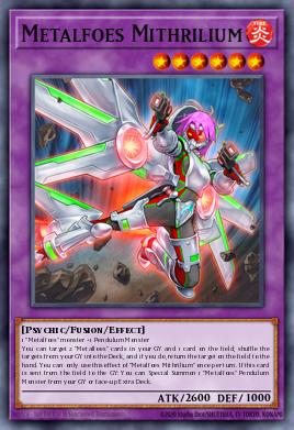 Metalfoes Mithrilium Yu-Gi-Oh card