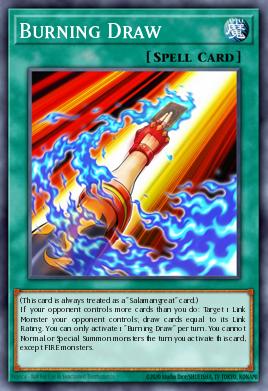 Burning Draw Yu-Gi-Oh card