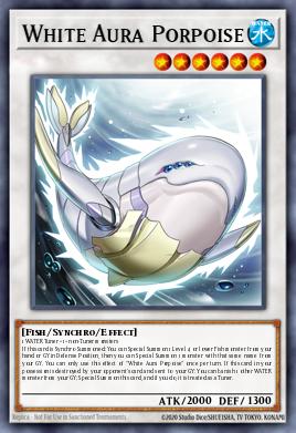 White Aura Porpoise Yu-Gi-Oh card